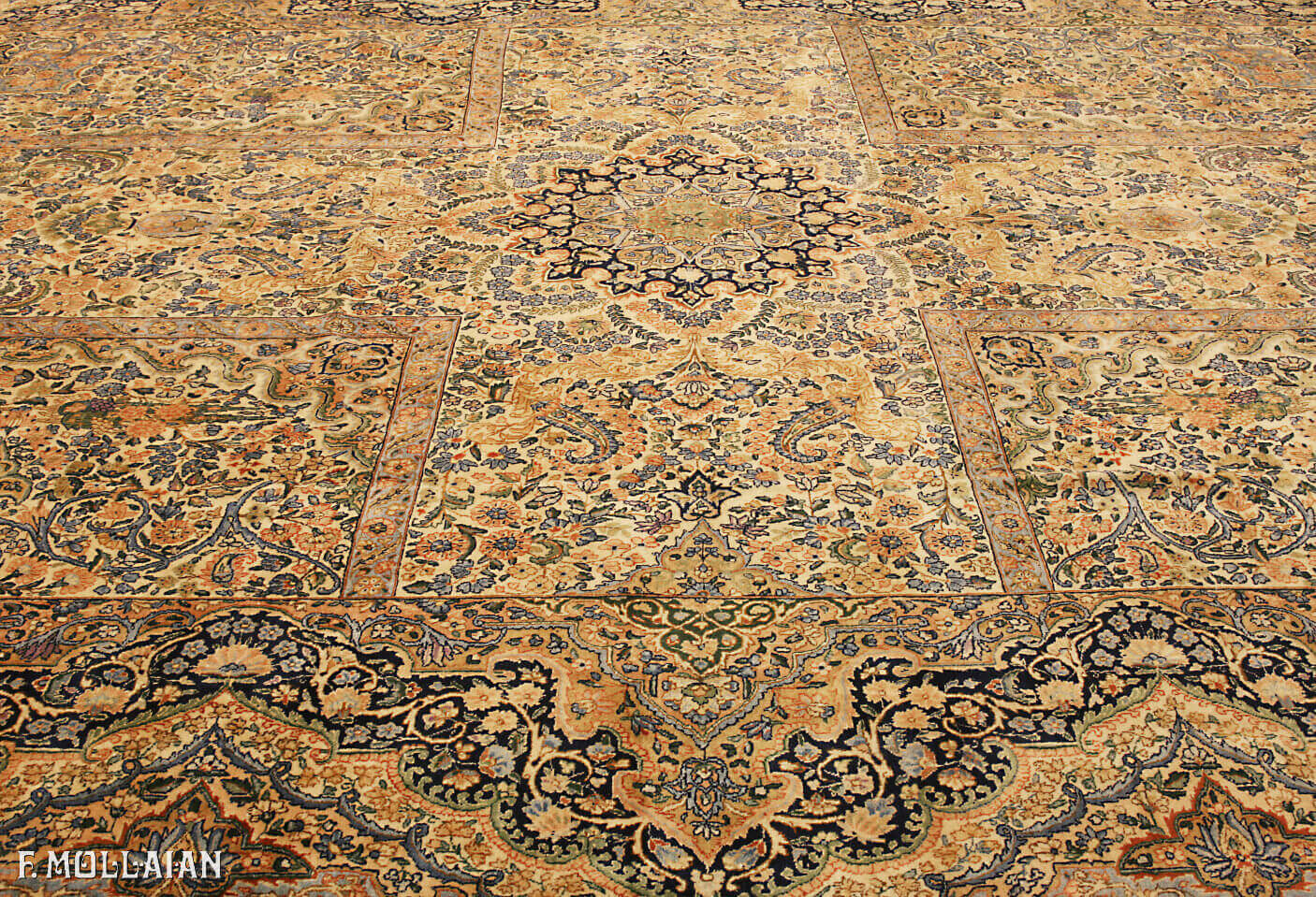 Tapis Persan Antique Kerman n°:28636182
